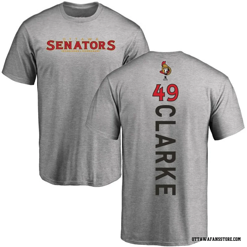 Ash Youth Graeme Clarke Ottawa Senators Backer T-Shirt
