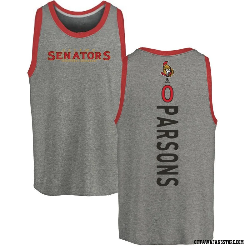 Ash Youth Jackson Parsons Ottawa Senators Backer Tank Top
