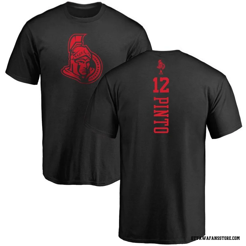 Black Youth Shane Pinto Ottawa Senators One Color Backer T-Shirt