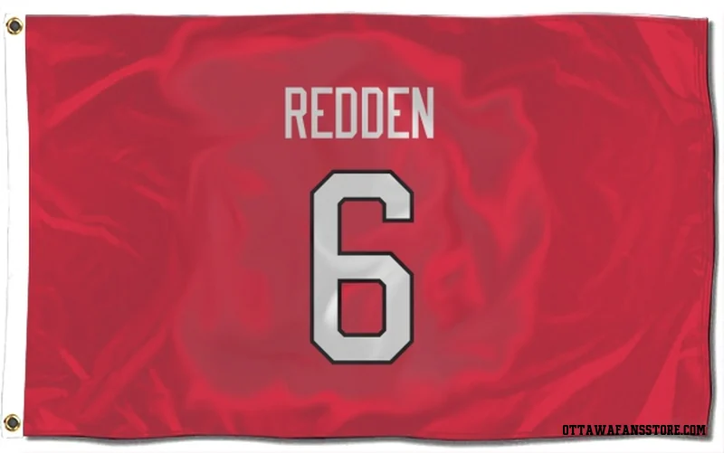 Red Ottawa Senators  Wade den  Flag (3 X 5)