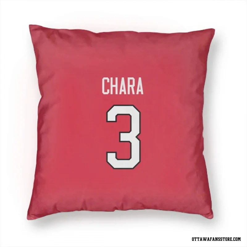 Red Ottawa Senators  Zdeno Chara  Pillow Cover (18 X 18)