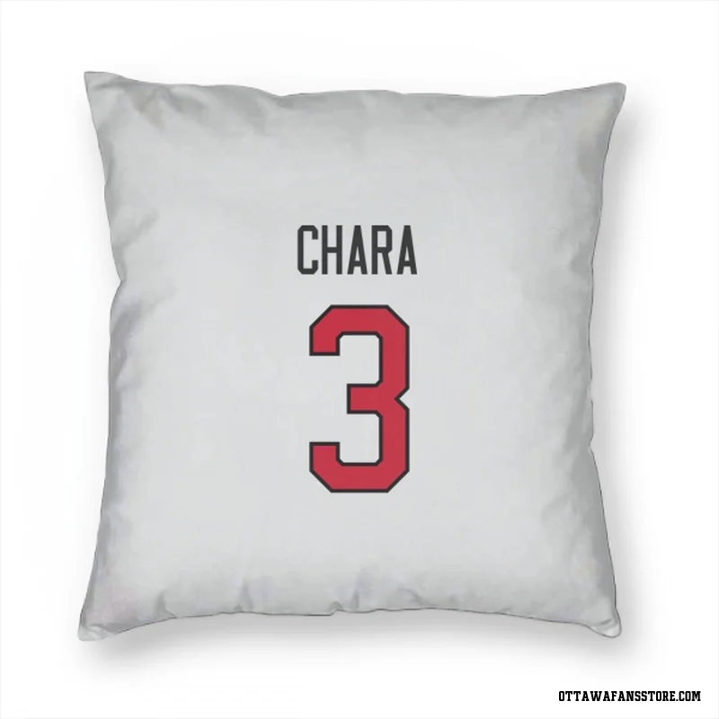 White Ottawa Senators  Zdeno Chara  Pillow Cover (18 X 18)